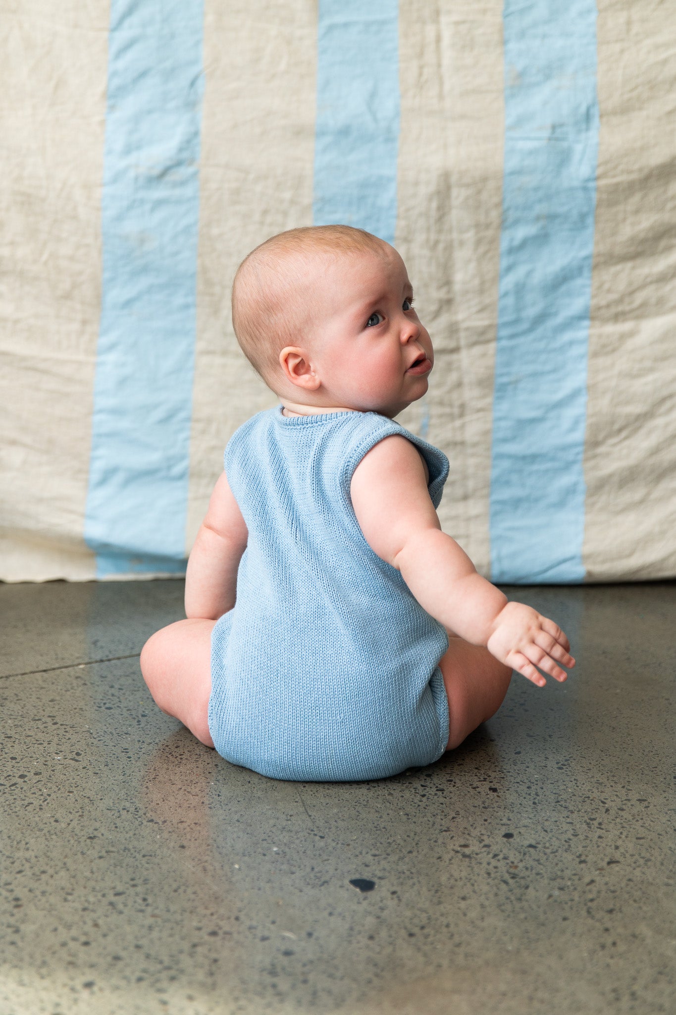 Lousia Romper Island Blue