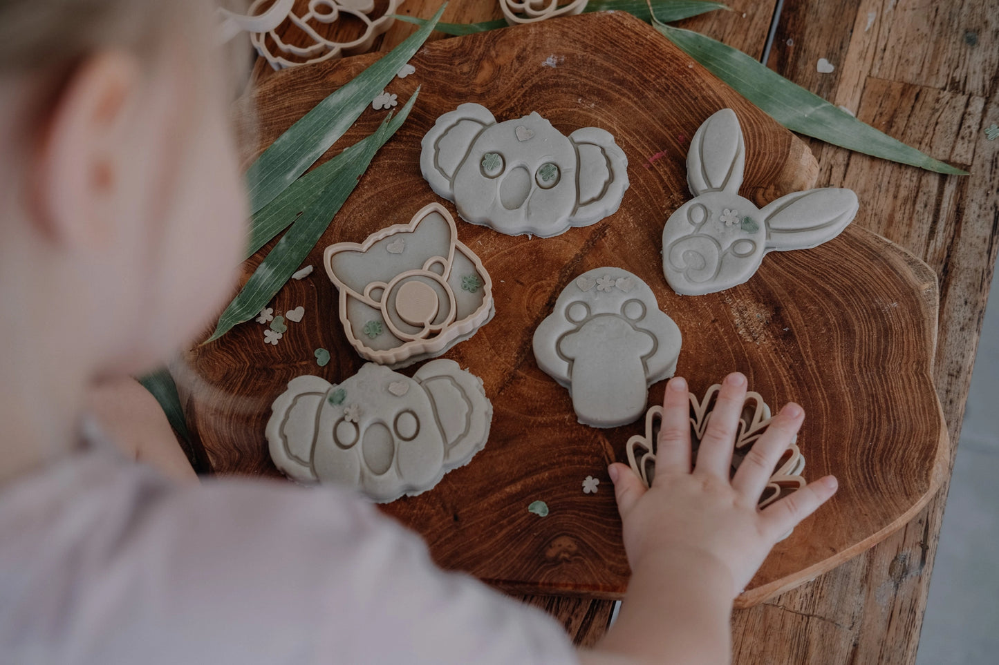 Aussie Animal Face Eco Playdough Cutter Set