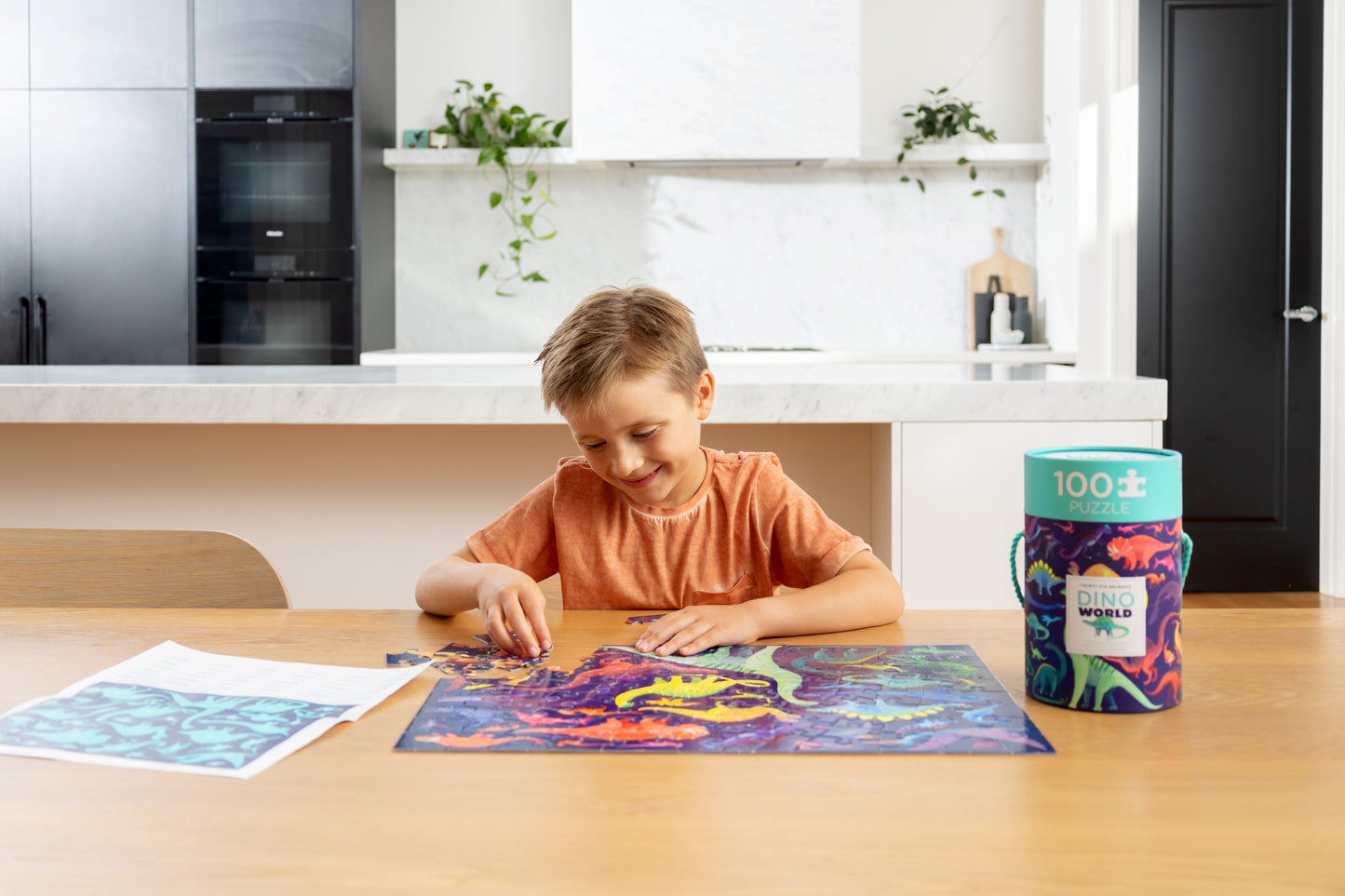 Dino World Animal Species Puzzle 100 Piece