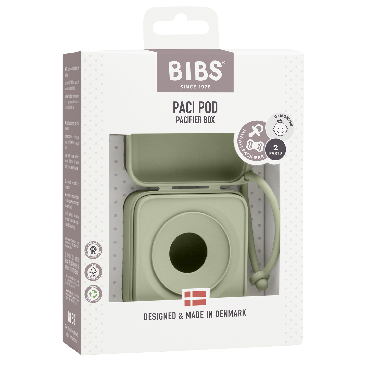 Pacifier Box | Sage