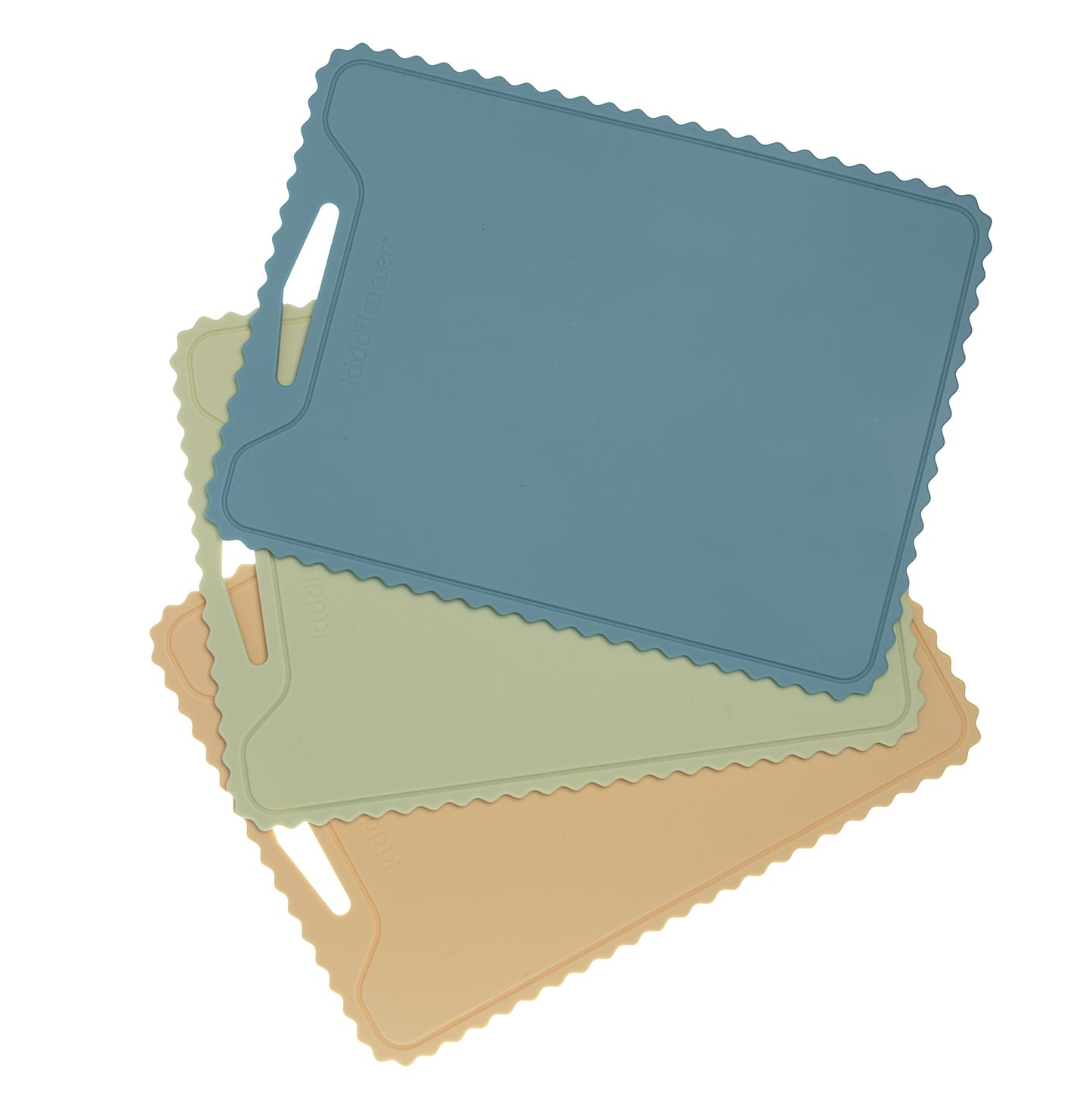 Crinkly Silicon Cutting Board Sky Blue