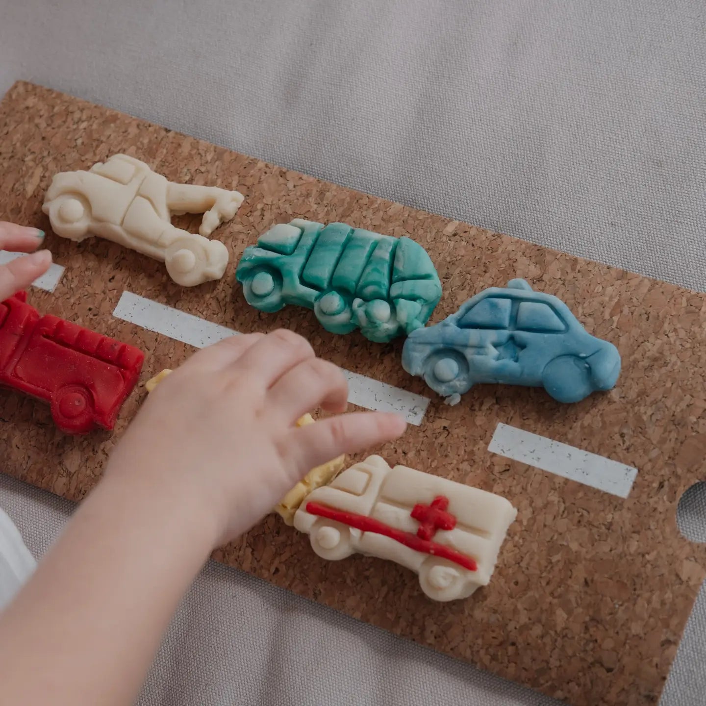 Service Vehicles Eco Playdough Cutter Set
