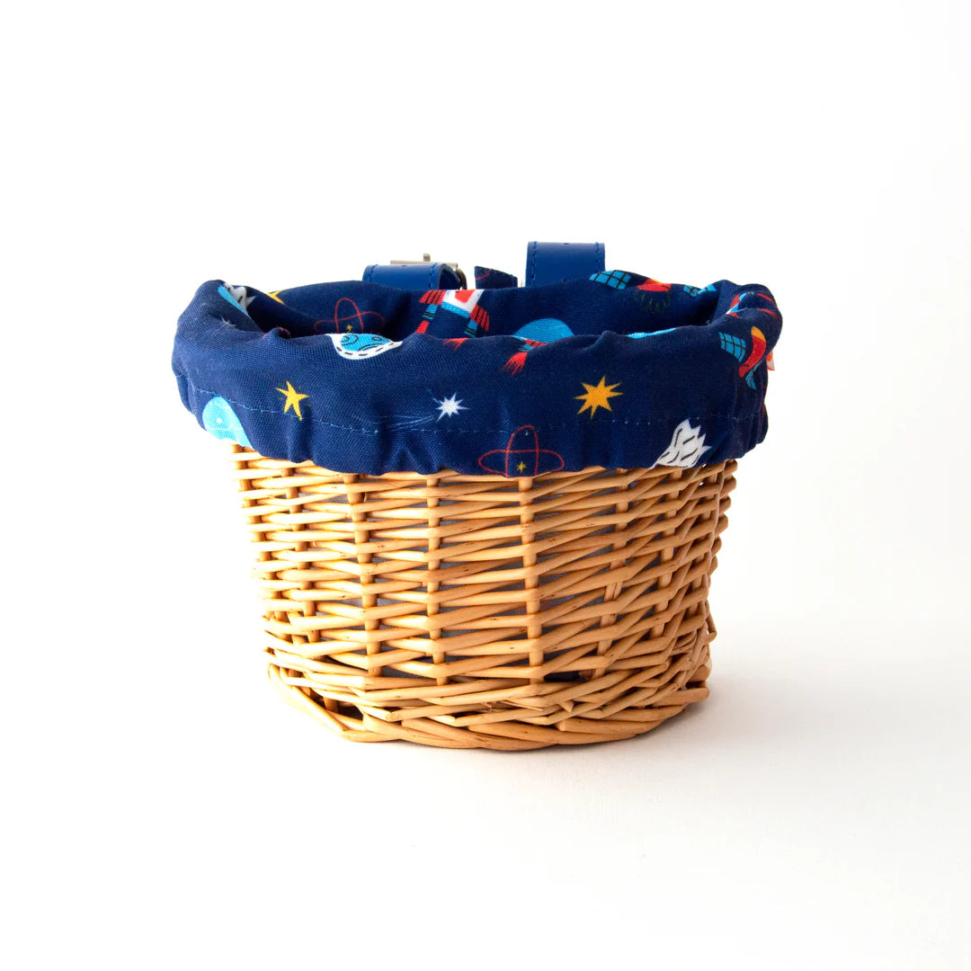 White wicker bike basket hotsell