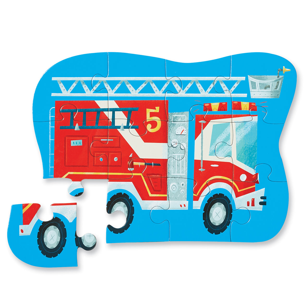 Mini Puzzle Fire Truck 12 Piece