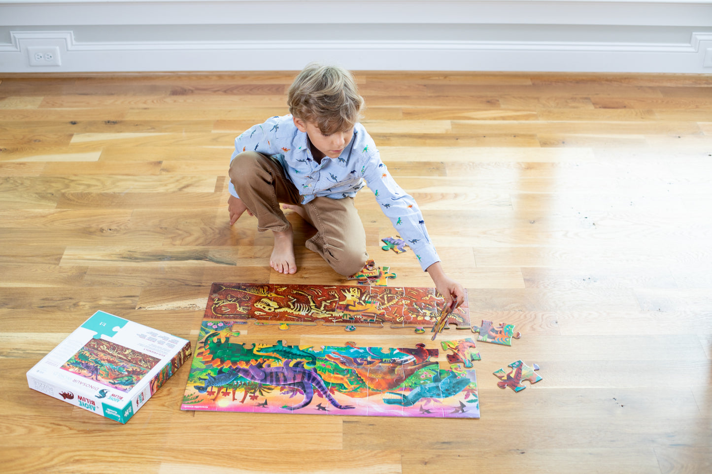 Above & Below Puzzle Dinosaur World 48 Piece