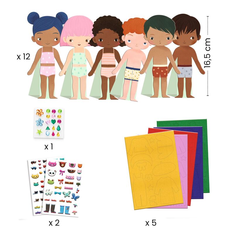 Soft Dress Up Collage Set