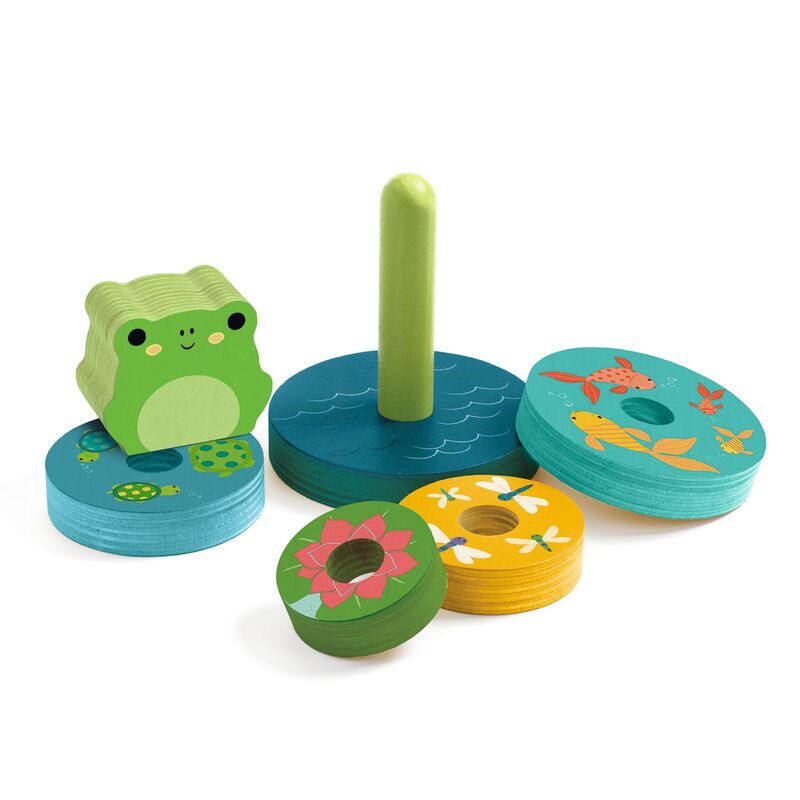Rainbow Puzz & Stack Wooden Puzzle