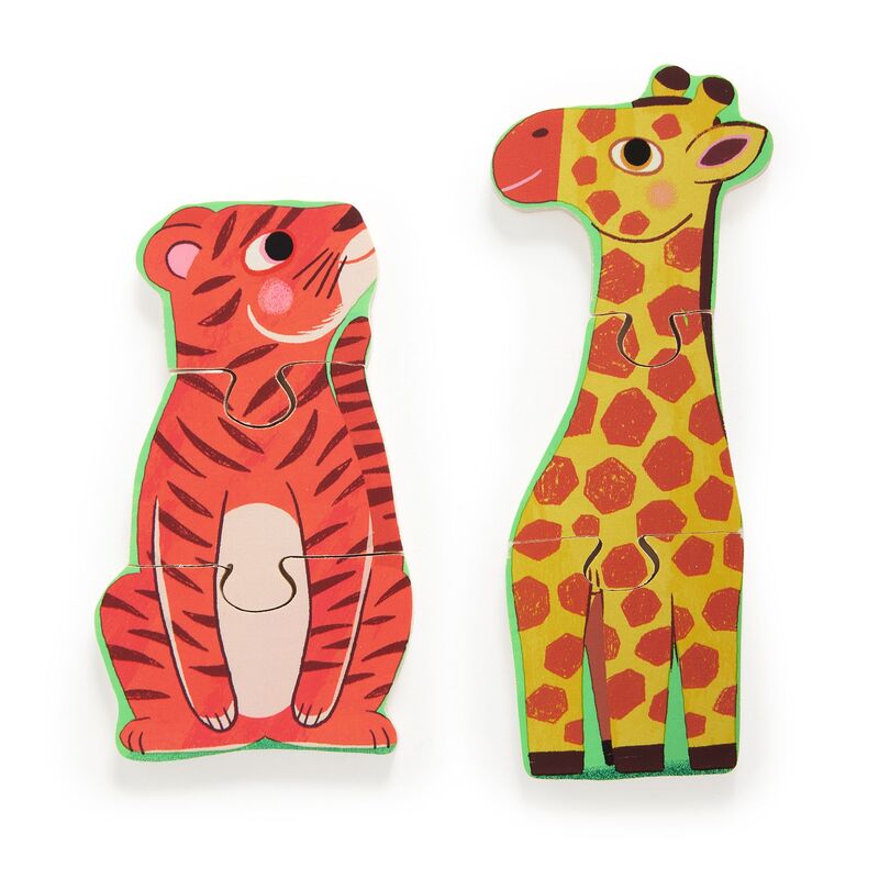 Wooden African Animal Puzzle