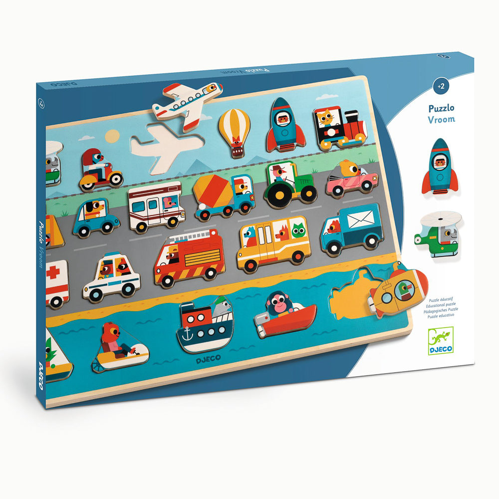 Transport Wooden Puzzle