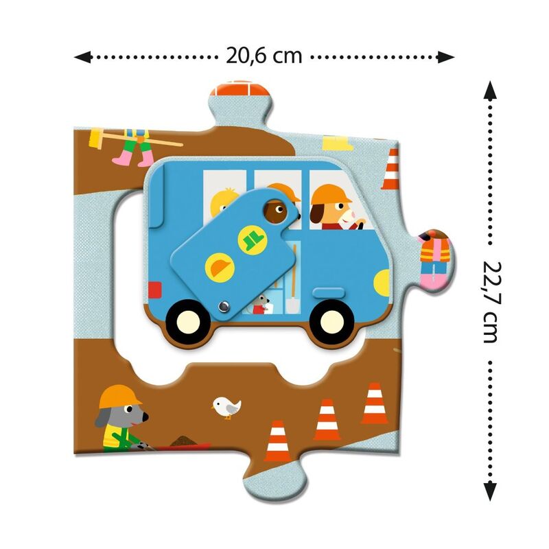 Construction Site 17 pc Giant Puzzle