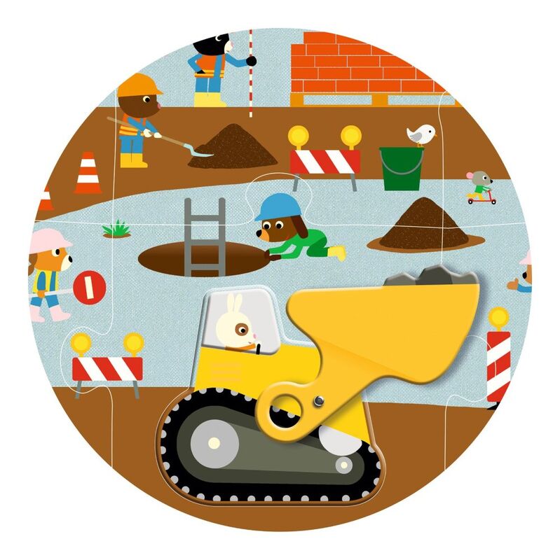 Construction Site 17 pc Giant Puzzle