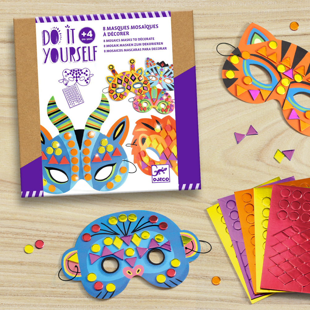 DIY Jungle Animal Masks