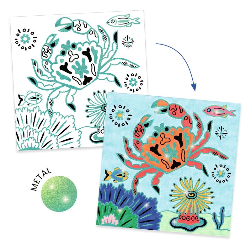 Under The Sea Shiny Colouring