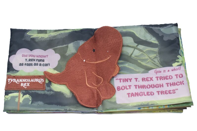 Dino Tongue Twisters Fabric Bathtime & Naptime Book