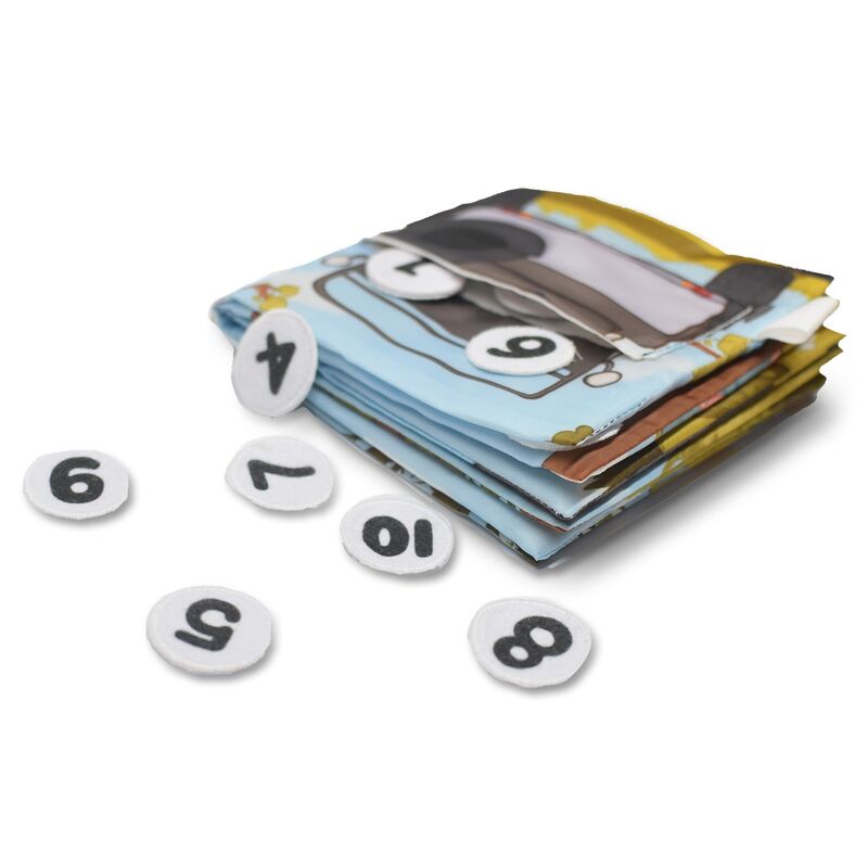 Number Safari Tour Fabric Bathtime & Naptime Book