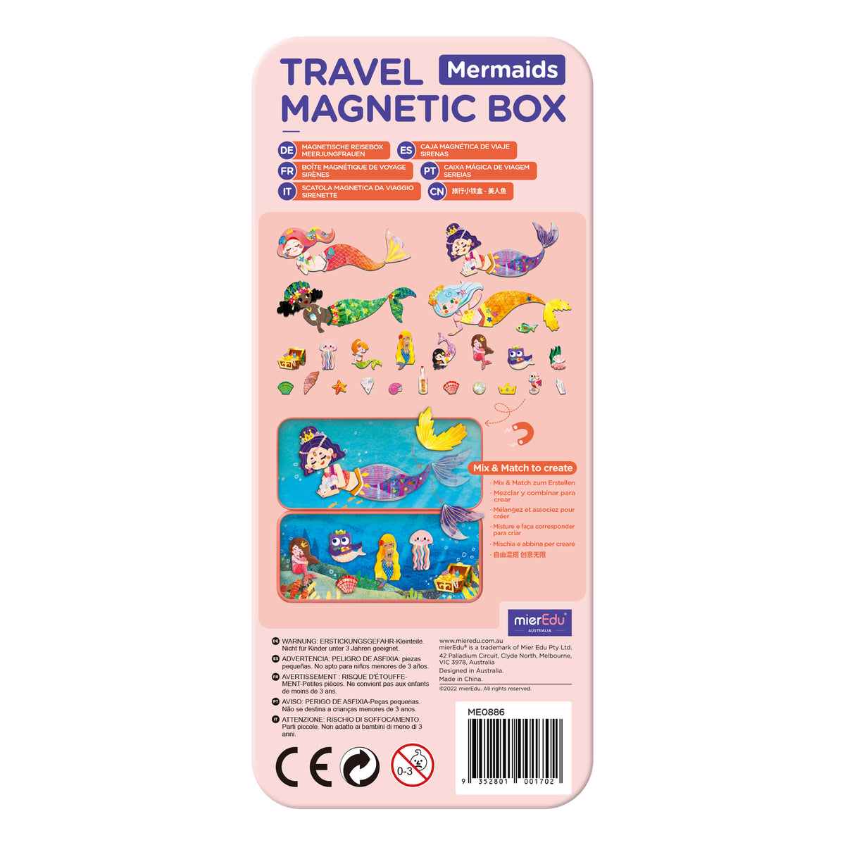 Travel Box Mermaids Kuddly Kids