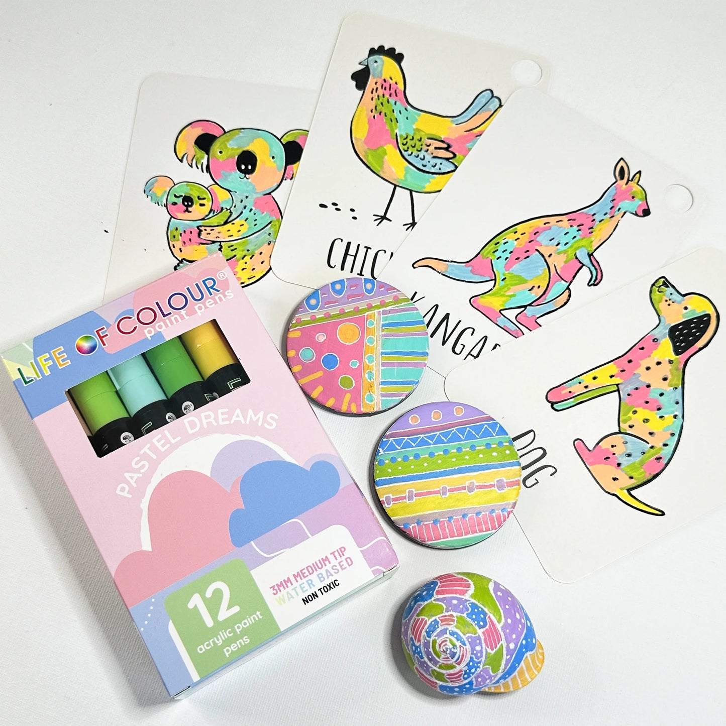 Medium Tip Acrylic Paint Pens | Pastel Dreams