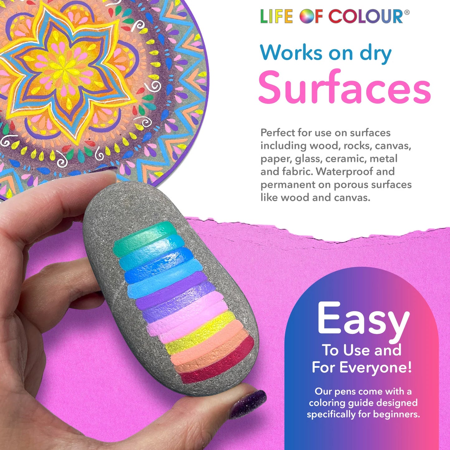 Brush Tip Acrylic Paint Pens | Vivid