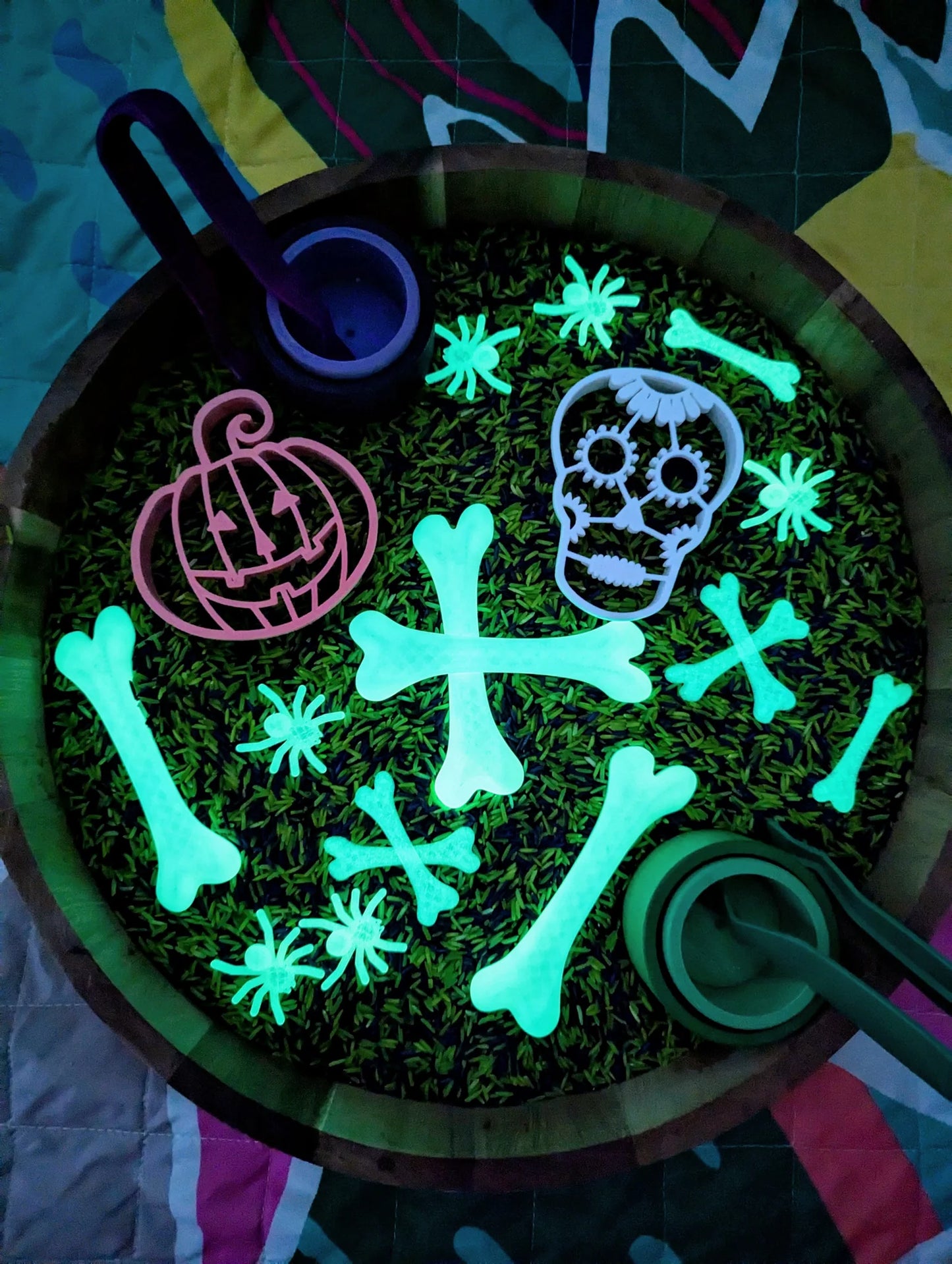 Glow In The Dark Spiders