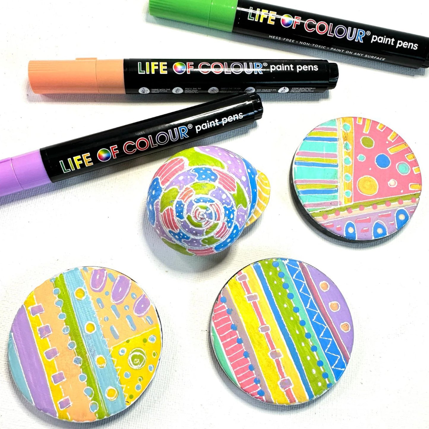 Medium Tip Acrylic Paint Pens | Pastel Dreams