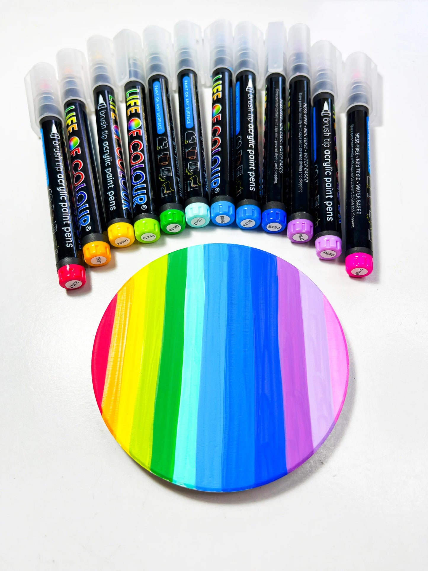 Brush Tip Acrylic Paint Pens | Wildflowers