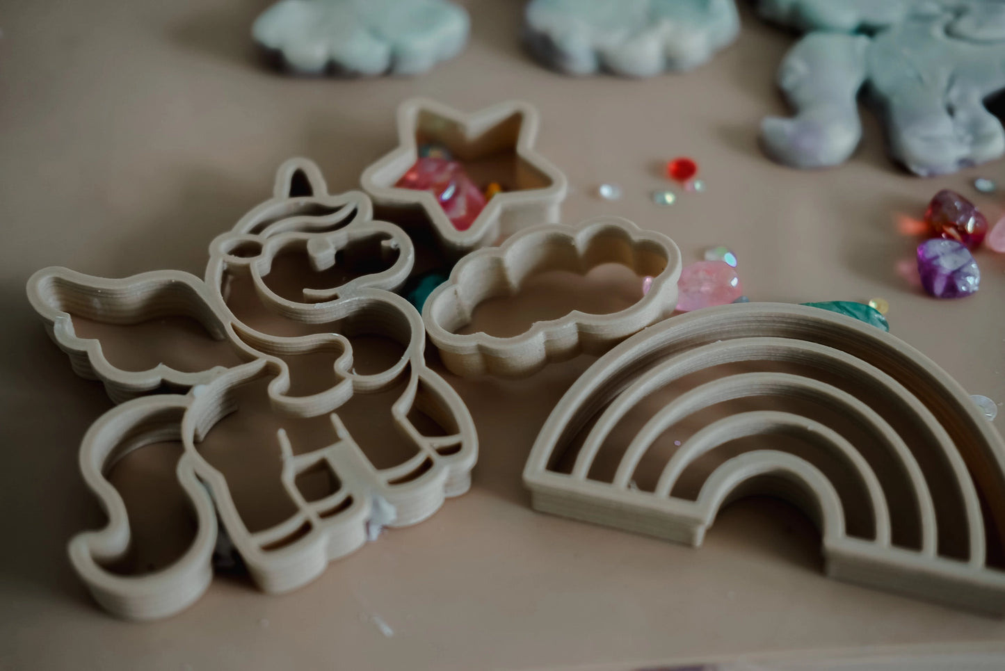 Fairytale Unicorn Eco Playdough Cutter Set