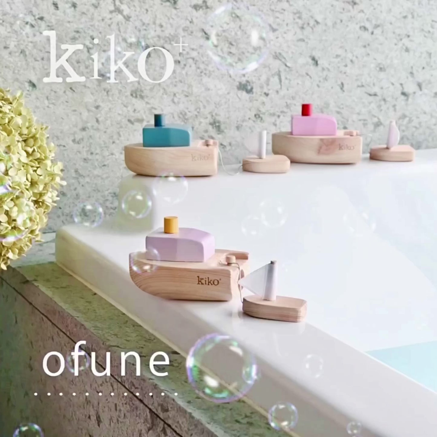 Load and play video in Gallery viewer, Kiko+ Ofune Wind-Up Boat | Lavender
