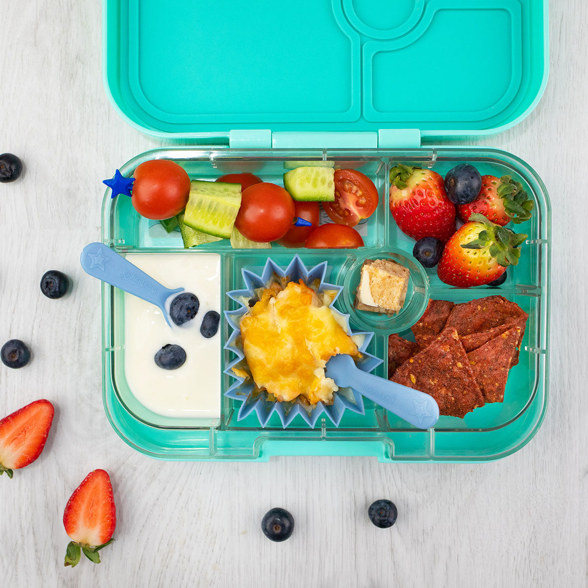 Fork & Spoon Set | Blue