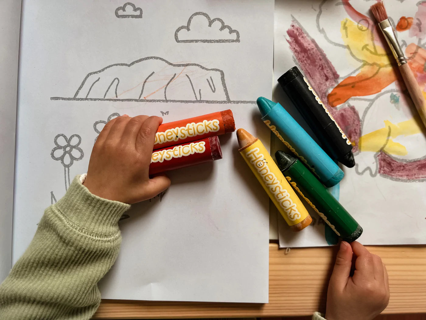 Beeswax Crayons | Long