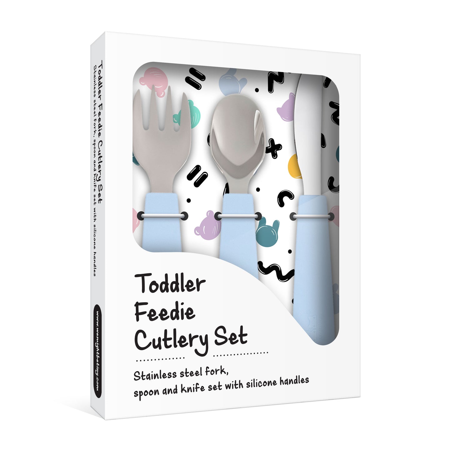 Toddler Feedie Cutlery Set | Powder Blue
