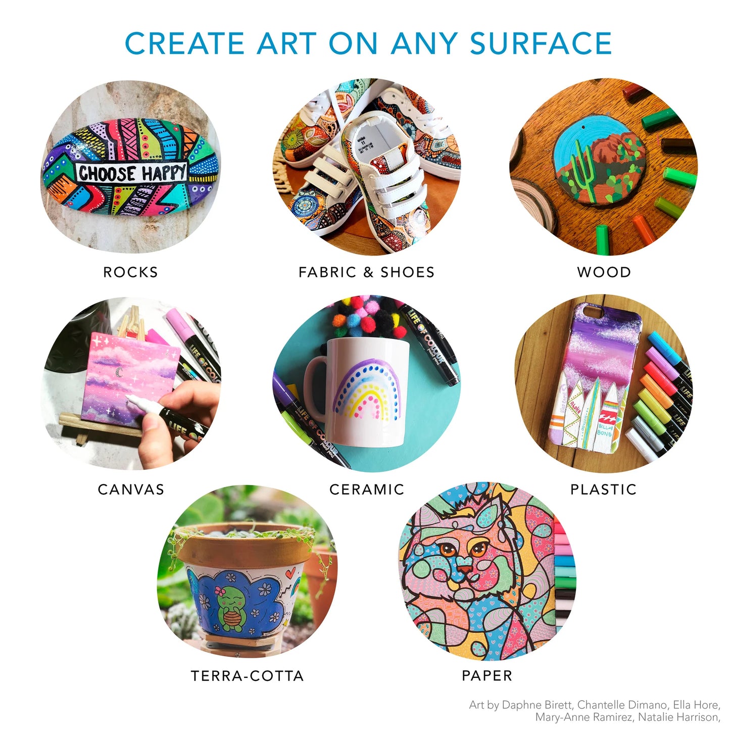 Fine Tip Acrylic Paint Pens | Metallics