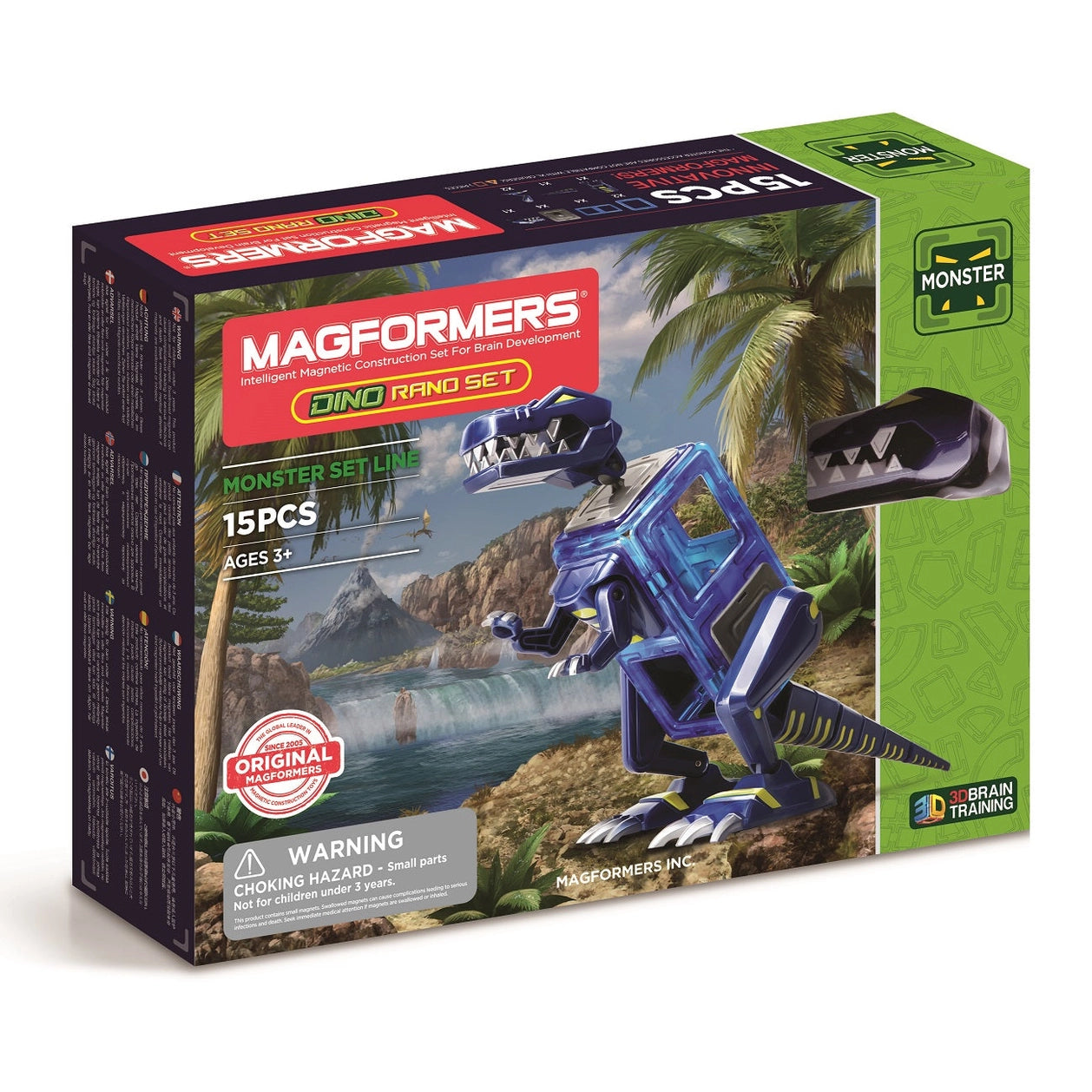 Magnetic Dinosaur Building Dino Rano Set