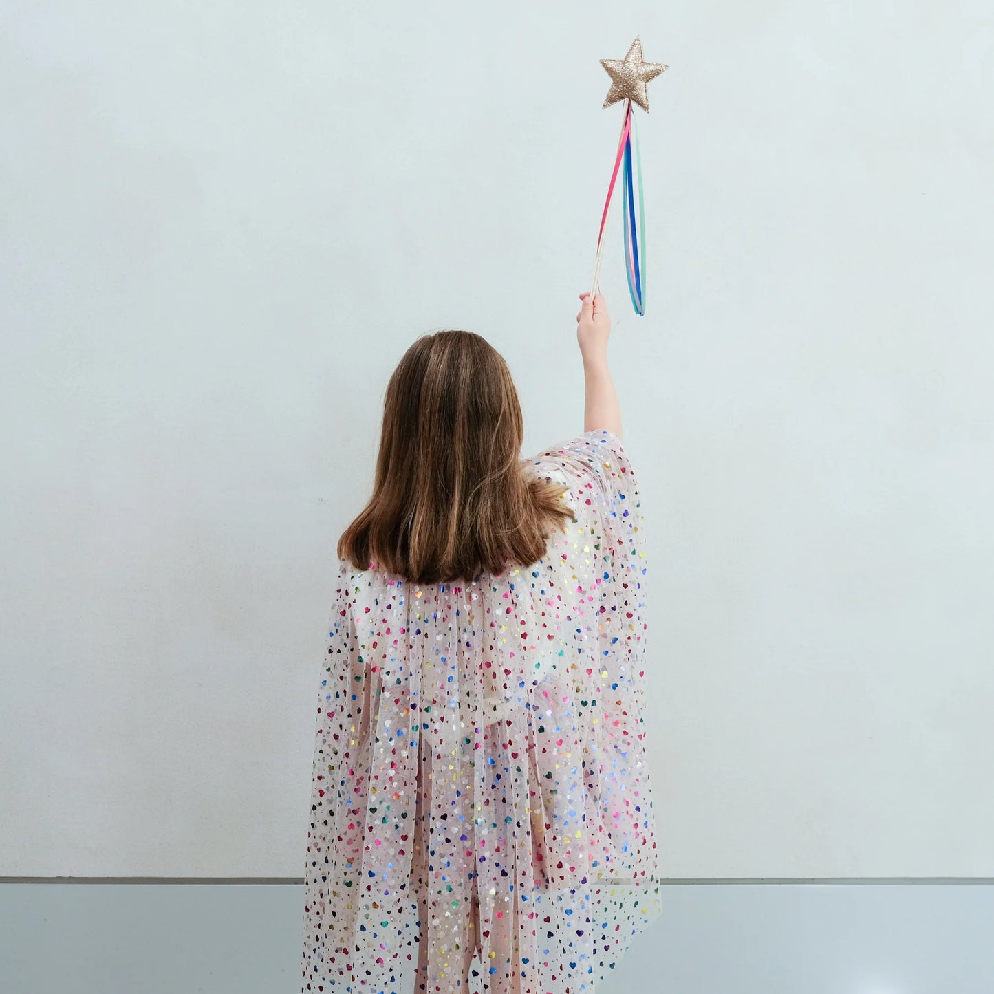 Rainbow Hearts Cape