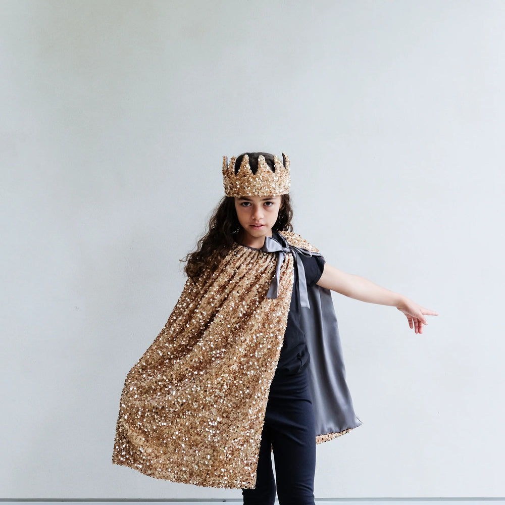
                      
                        Gold Sequin Crown
                      
                    