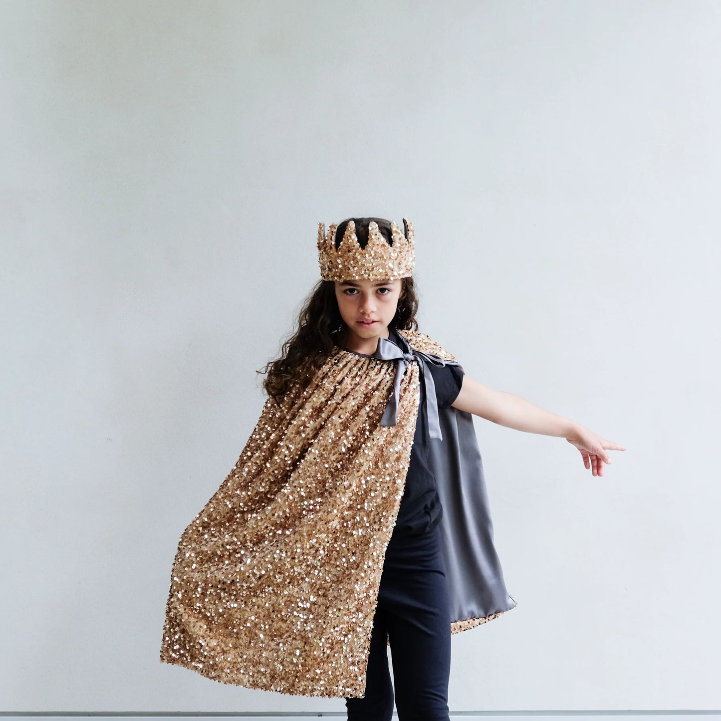 Gold Sequin Crown