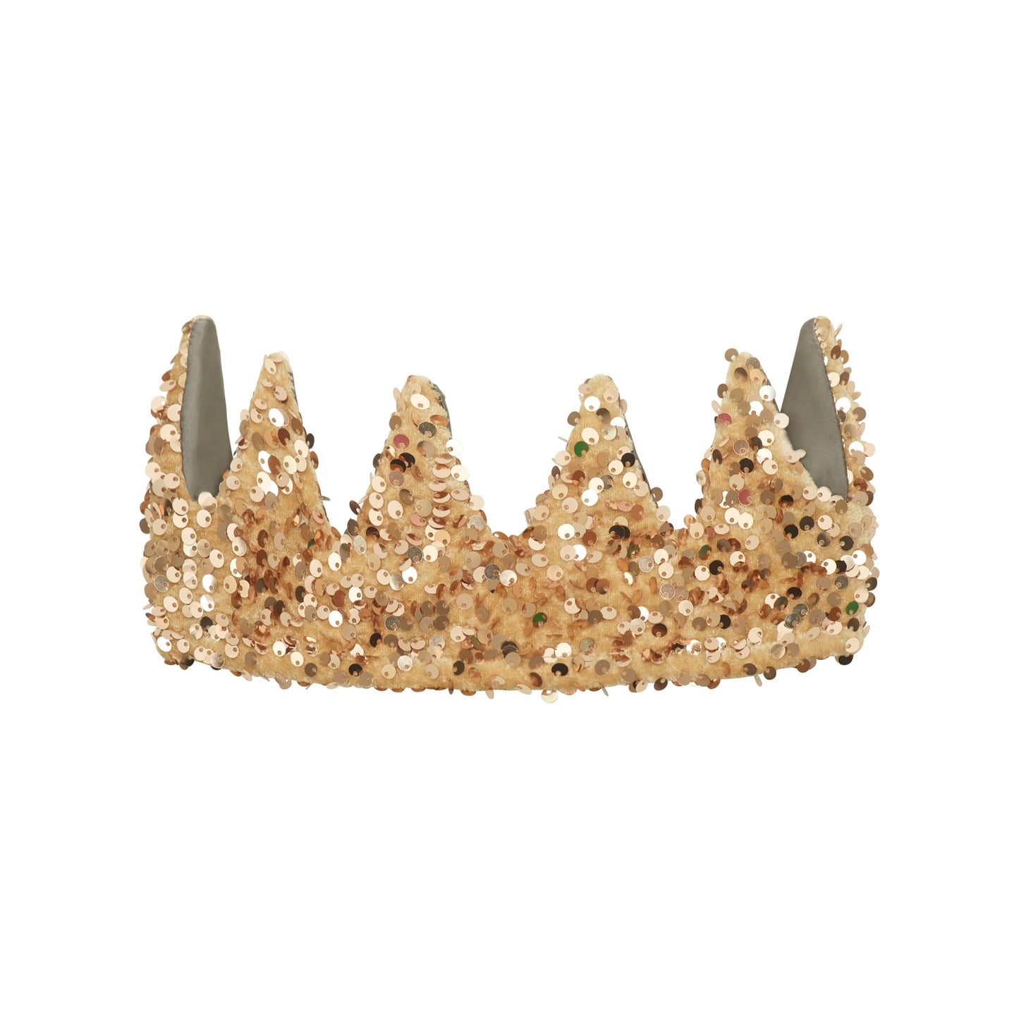 Gold Sequin Crown
