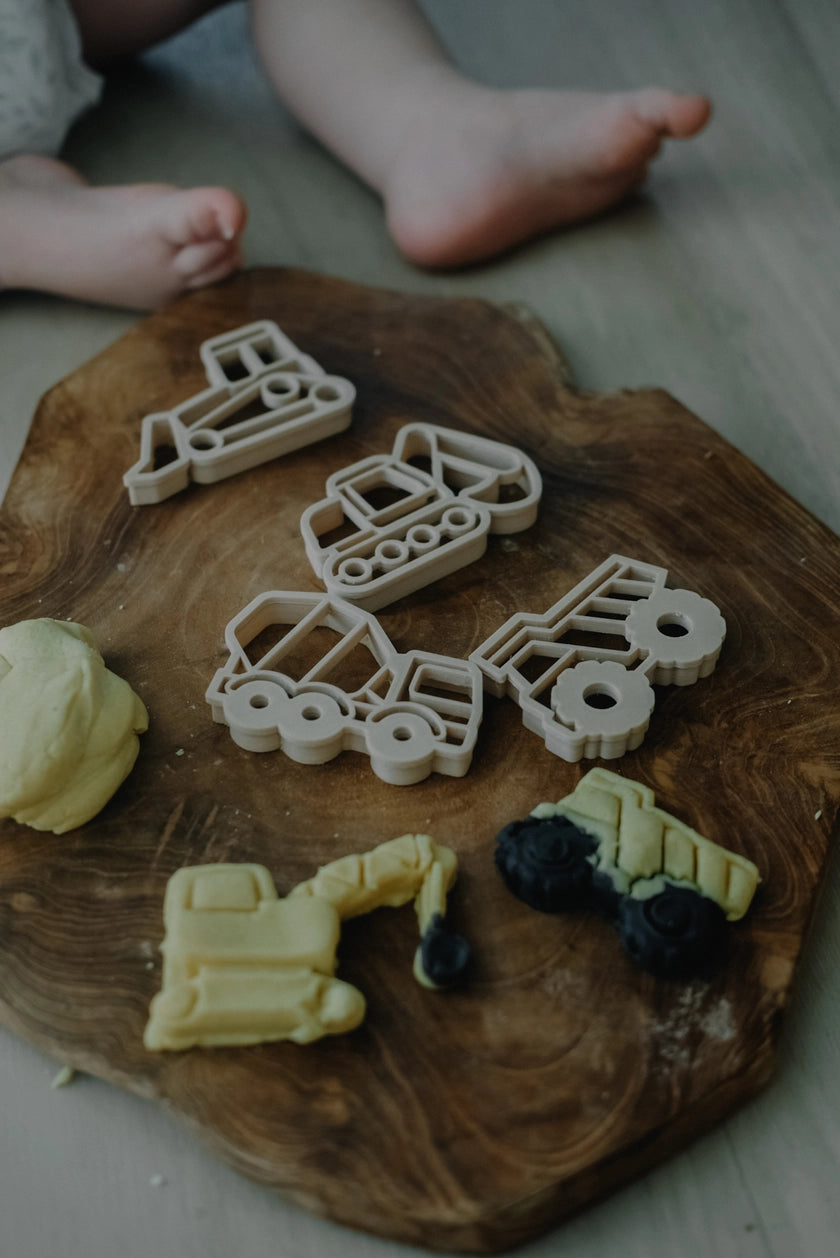 Construction Eco Playdough Cutter Set