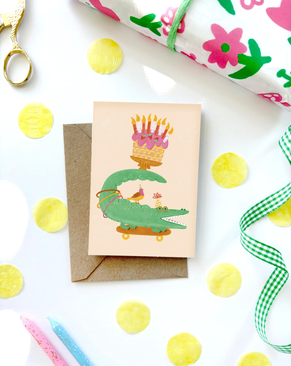 Mini Card | Crocodile