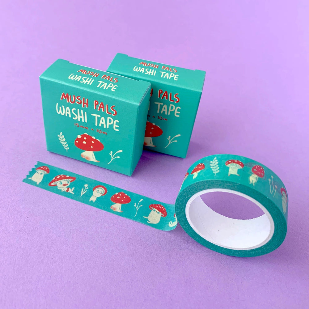 
                      
                        Mush Pals - Washi Tape Teal
                      
                    