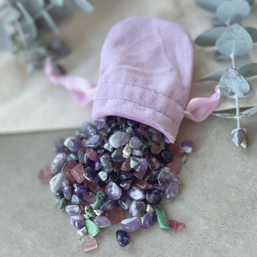 Chunky Crystal Chip Mix | Velvet Bag | Fairy Kisses