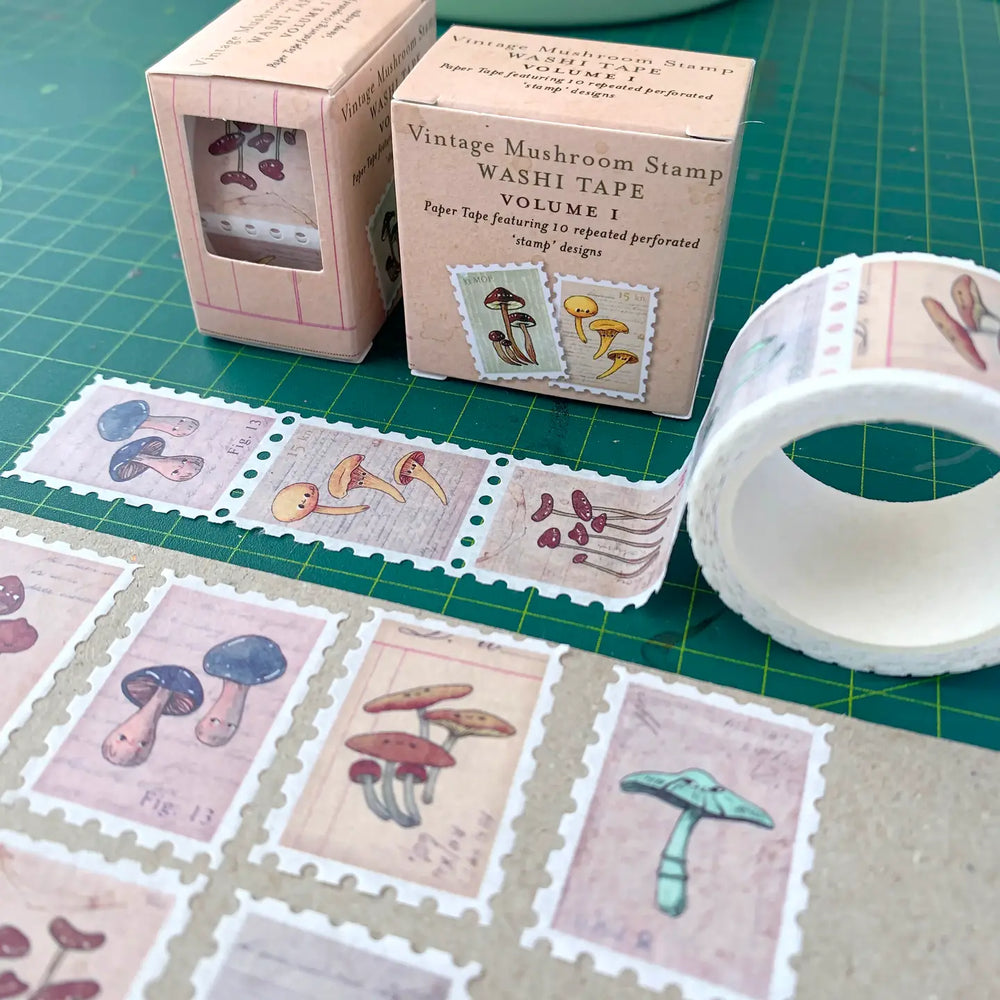 
                      
                        Vintage Mushroom Volume I - Stamp Washi Tape
                      
                    