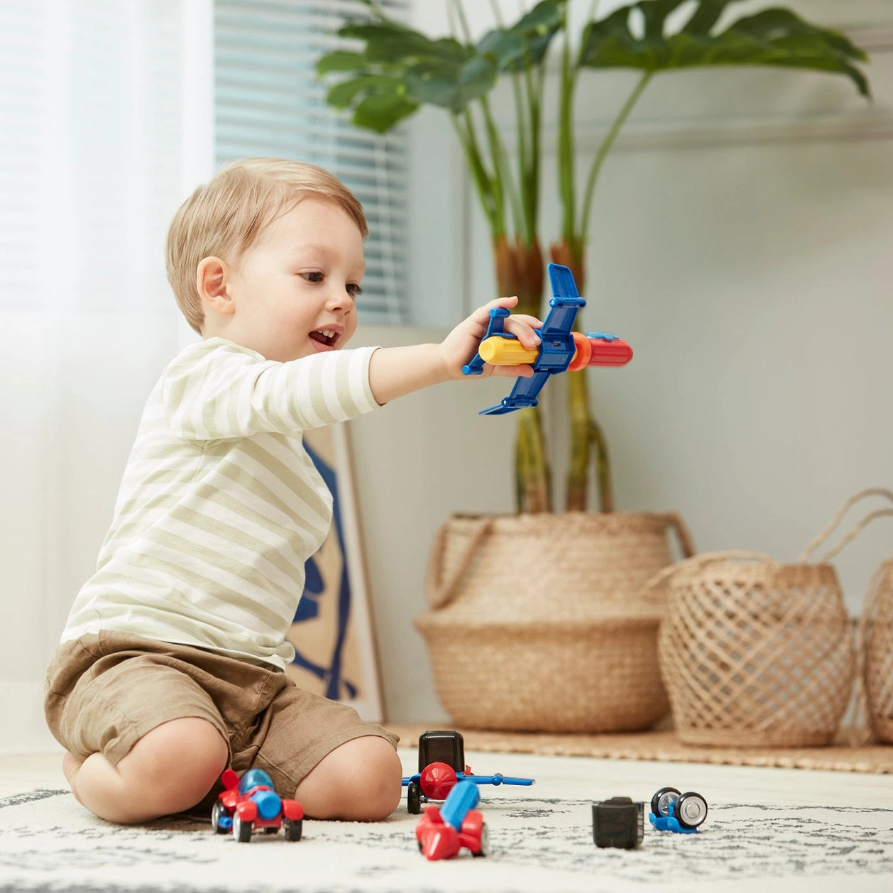 Stick-O City Set 16pc Magnetic Playset