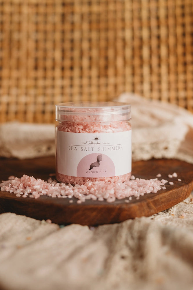 Sea Salt Shimmer Aurora Pink