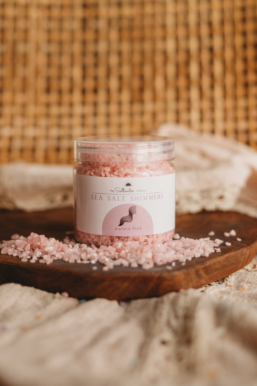 Sea Salt Shimmer Aurora Pink