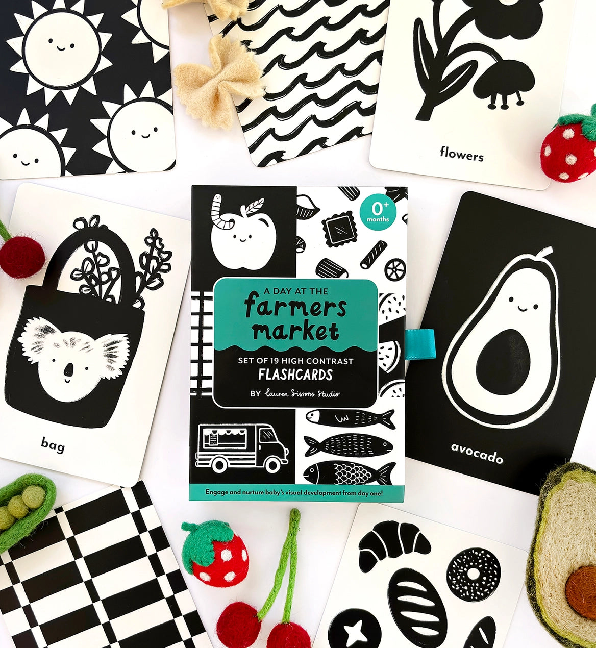 High Contrast Flashcards For Baby