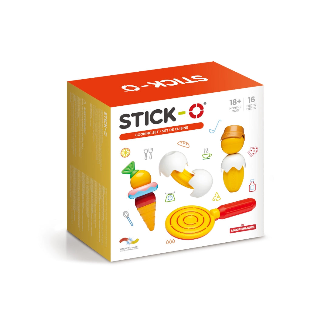 Stick-O Magnetic Pretend Play Cooking Set 16pc