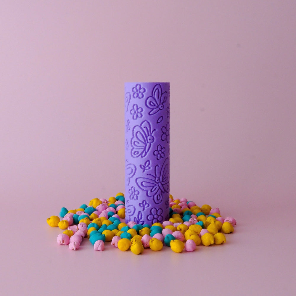 
                      
                        Eco Textured Roller | Butterfly | Purple
                      
                    