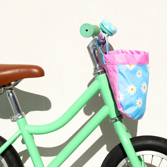 Bike & Scooter Front Canvas Basket | Daisy