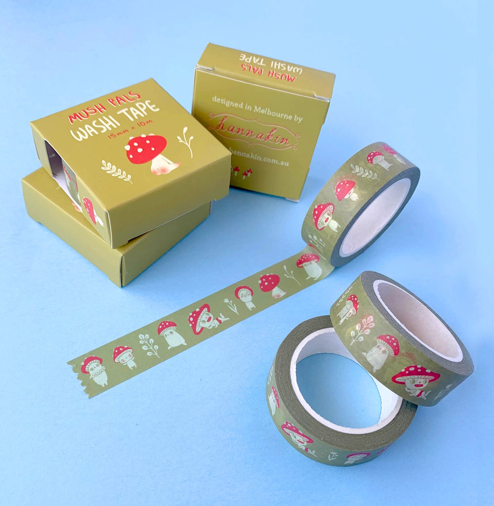 Mush Pals - Washi Tape - Mustard