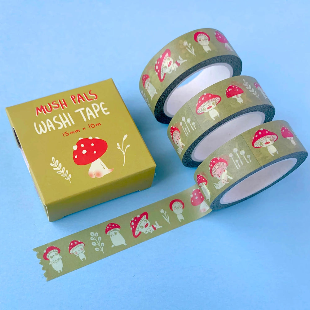 Mush Pals - Washi Tape - Mustard